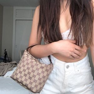 Gucci monogram mini handbag